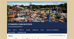 Desktop Screenshot of cummingfair.net