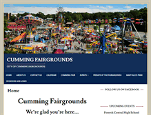 Tablet Screenshot of cummingfair.net